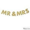 Mr. & Mrs. Cardboard Pennant Banner