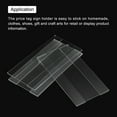 thumbnail image 4 of Wall Mount Acrylic Sign Holder 7.9x3.9 Inch Clear Plastic Wall Sign Holder Horizontal Acrylic Frame, Pack of 6, 4 of 5