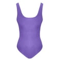thumbnail image 4 of Lilgiuy Women Slimming Bodysuits Square Neck Sleeveless Shapewear Tank Tops Tummy Control Bodycon Jumpsuit Purple, 4 of 5