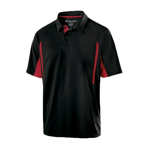 Holloway Sportswear S Avenger Polo Black/Scarlet 222530