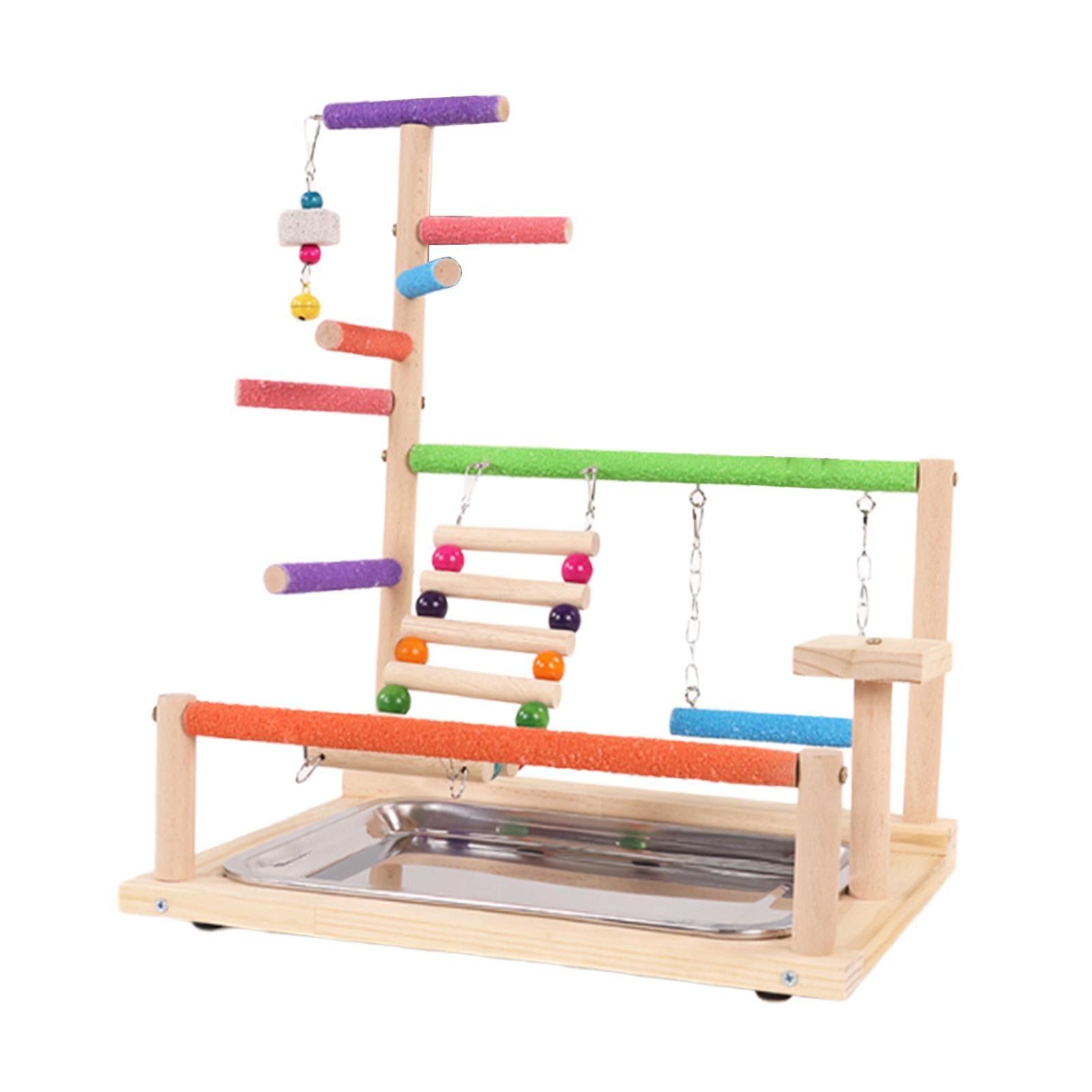 Fzaqwen Parrot Bird Playground Parrot Playstand for Parakeet Parrot Budgie Cockatiel