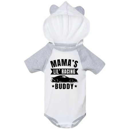 

Inktastic Mamas Lil Racing Buddy Gift Baby Boy or Baby Girl Bodysuit
