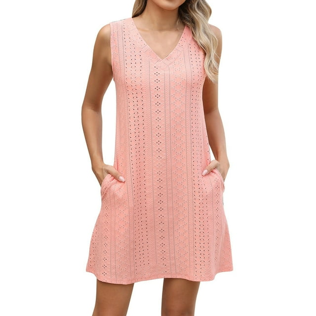 Robe Midi Unie à Trou de Serrure pour Juniors, Orange Brûlé, Manches Courtes, Col Rond, Dentelle Spandex, Décontractée, Été Automne 2025, Coupe Régulière, Country Concert TTG