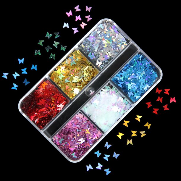 6 rejillas 3D flor acrílica decoración de uñas tamaño mixto floretes blancos dijes joyería cuentas de gemas DIY accesorios de diseño de uñas Tan Jianjun unisex