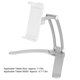 thumbnail image 4 of S002 Kitchen Adjustable Tablet Stand Wall Desk Aluminum Alloy Tablet Mount Bracket, 4 of 4