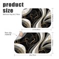 thumbnail image 3 of Black and Gold Marble Pattern Bath Mat Set Of 2,Non-Slip Rug for Bathroom,Kitchen,Bedroom,Entrance, 30x17 and 23.5x15.7 Inches, 3 of 5