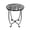 Set of 1, variant on 1 Pack Outdoor Side Table, 14 Inch Small Round Outdoor End Table Metal Side Table, Weather Resistant Steel Patio Side Table for Patio Yard Balcony Garden Black