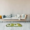 thumbnail image 6 of Aodebiao Aesthetic Cute Flower Round Area Rug Non Slip Circle Soft Fluffy Flower Rug Indoor Floor Mat Carpet for Girls Bedroom Bathroom Living Room Sofa Nursery Decor, 6 of 6