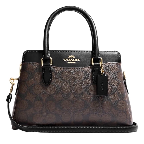 BolsaCrossbody COACH Mini Darcie Carrials marrón Canvas