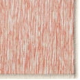 thumbnail image 3 of Carolina Weavers High-Lo Subtle Solid Indoor/Outdoor Area Rug 5'2"x7'6" - Orange, 3 of 5