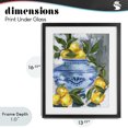 thumbnail image 4 of Stupell Industries Cottage Indigo & Lemon Vase Black Framed Print Under Glass, 13 x 16, by Melissa Wang, 4 of 8