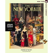 conversing and observing with their famous friends.brbrMonday at the Met - New Yorker Cover by Arti