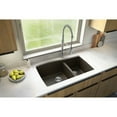 thumbnail image 4 of Karran Usa Qu-721 Quartz Qu 33-1/2" Undermount Double Basin Quartz Composite Kitchen Sink, 4 of 5