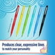 thumbnail image 3 of Bolígrafos con punta de fieltro Paper Mate Flair de punta mediana, color azul, 0,7 mm, 12, 3 of 7