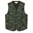 thumbnail image 4 of Gioberti Kids and Boys 4pc Paisley Vest Set - Vest, Bowtie, Tie, Pocket Square, 4 of 5
