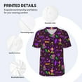 thumbnail image 4 of Daiia Mardi Gra2 Mens Baseball Jersey Button Down Shirts Short Sleeve Sports Uniforms-XX-Large, 4 of 9
