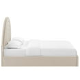 thumbnail image 6 of Platform Bed Frame, King, Gray, Velvet, Hotel Bedroom, Modern Contemporary, HB38112, 6 of 9