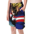 thumbnail image 5 of My Hero Academia Swim Trunk, Beach Board Shorts For Boys Girls, Quick Dry Swimsuit With Mesh Linning, Swimming Trunks For Kids Teens, 5 of 9