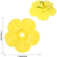 thumbnail image 2 of 18 Pieces Hummingbird Feeder Replacement Flowers, Flower Hummingbird for Hummingbird Feeder Hanging Feeder Replacement Plastic Parts (Yellow), 2 of 6