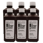 Henry Schein 3% Hydrogen Peroxide Solution, 16 fl oz, 6 Count
