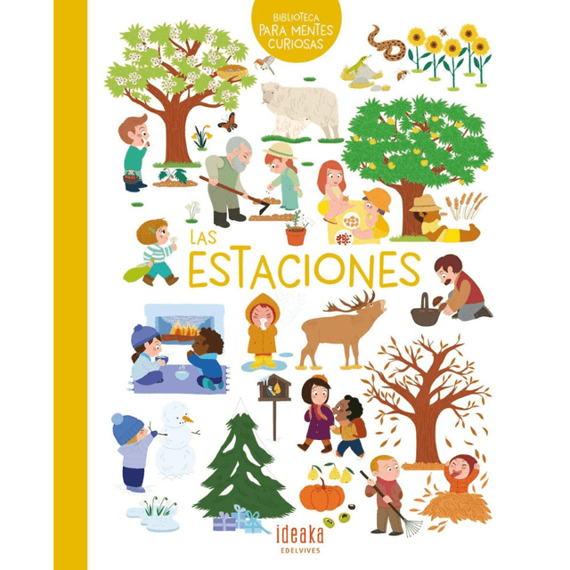 Libro Las Estaciones Pasta Dura, Autor Delphine Huguet, Editorial Edelvives