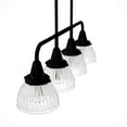 thumbnail image 5 of Hunter - Cypress Grove 4-light Natural Black Iron, Large Chandelier, Dimmable, Transitional Style, Linear Shaped, for Bedrooms, Dining, Living Rooms - 19184, 5 of 10