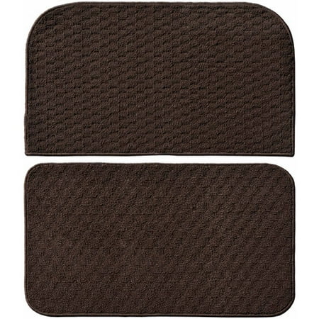 Garland Rug Town Square 2pc Kitchen Rug Slice and Mat, 18 ...