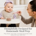 thumbnail image 4 of WeeSprout Glass Baby Food Storage Jars w/ Silicone Lids (4 oz, 12 Pack, Matte Variety), 4 of 6