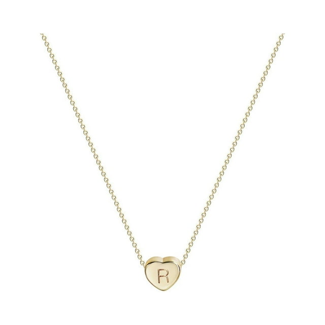 Collar para mujer, joyería para mujer, joyería de moda para mujer, regalo para mujer, 26 collares con colgante de cadena con nombre y letras en inglés, joyería, collares de moda.