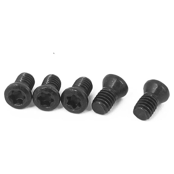 Unique Bargains 5 Pcs M4x8mm Threaded Countersunk Torx Head Socket Bolt Screw Fastener