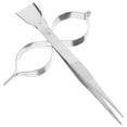 thumbnail image 3 of WHAMVOX 1 Set Heavy-duty Metal Tweezers Jewelry Craft Tweezers Beads Picking Tong, 3 of 8