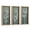 Botanic Green-7" x 16", variant on 7" x 16" Green Wooden Wall Art Set of 2 for Bathroom Bedroom Living Room Office