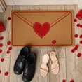 thumbnail image 4 of Birdeem Valentine's Day Welcome Mat, Heart Envelope Design, Non-Slip Backing for Indoor and Outdoor, Front Door Rug, 4 of 6