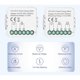 thumbnail image 3 of Tuya Smart WiFi Energy Meter Current Sensor Statistician 80A Home Power Monitor AC100-240V Single Phase Clamp 2CH, 3 of 5