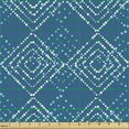 thumbnail image 2 of Abstract Fabric by the Yard, Simple Dots Rhombuses Inspired Pattern Calm Tones Illustration, Upholstery Fabric for Dining Chairs Home Decor Accents, Sea Blue and Pale Sky Blue by Ambesonne, 2 of 5