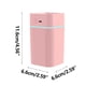 thumbnail image 4 of Humidificador pequeño para dormitorio y coche | Difusor de aromaterapia portátil con alimentación USB y luz nocturna | Vaporizador ultrasónico silencioso para piel seca y oficina en casa, 4 of 6