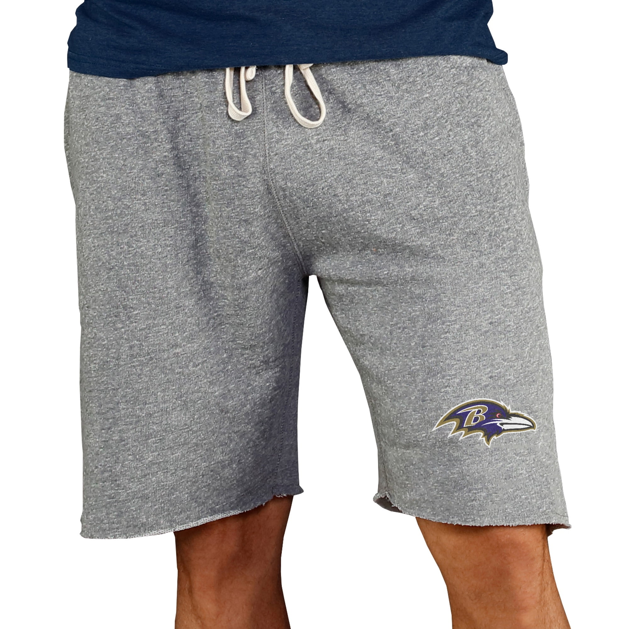 Baltimore Ravens Concepts Sport Mainstream Terry Shorts Gray