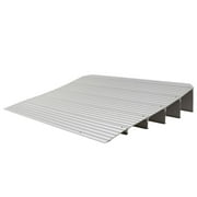 Silver Spring 5-1/4in High Aluminum Mobility Threshold Ramp for Wheelchairs, Scooters, and Power Chairs