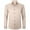 Beige, variant on Great Gifts for Less Ofreoo Men Casual Fashion Business Long Sleeve Turn-down Collar Button Shirt Blouse Long Sleeve Shirts