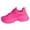 Hot Pink, variant on XIMIN Women Chunky Mesh Sneakers Thick Sole PU Leather Platform Sneakers Shoes Jogging Walking Shoes Fashion Casual Lace-up Walking Shoes with Anti-Slip Sole