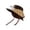 Beige, variant on Rechargeable Outdoor Fan Hat with LED Lights for Hiking Camping and Summer Activities – Portable Solar Powered Headwear for Outdoor Adventures and Shelter