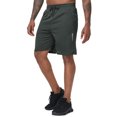 thumbnail image 3 of Men's Running Athletic Shorts with Zipper Pockets Mesh Quick Dry Workout Gym Shorts for Men Tennis Basketball Hiking, 3 of 10