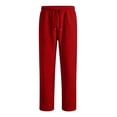 thumbnail image 4 of CONZONE Kids Boys Uniform Sweatpants Straight Leg Sweat Pants for Child Elastic Waist Drawstring Back To School Fall Winter Athletic Jogger Pants with Pockets, 4 of 8