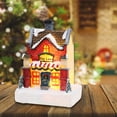 thumbnail image 2 of Abbracc Figurines de Décoration de Collection de Maison de Village de Noël à LED, 2 of 8
