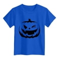 thumbnail image 4 of CMSHTD Halloween Shirts for Kids Boys Short Sleeve Fall, Toddler Boys Children T-Shirts Cute Tops, Blue Size 9-10 Years, 4 of 4