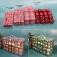 thumbnail image 5 of Christmas Ornaments, Christmas Celebrate Decor, Party Boxs, 100Pcs Christmas Ball Shatterproof Cute Garland Wreath Baubles Hanging for Home, 5 of 7