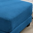 thumbnail image 5 of JUSTLET Corduroy Ottoman for Sectional Sofa, Navy, 5 of 6