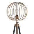 thumbnail image 2 of Henn&amp;Hart FL0018 Globe cage Lamp One Size Gold, 2 of 8