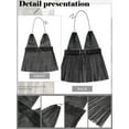 thumbnail image 7 of STARVNC Women Sparkly Rhinestone Fringed Backless Corset Cropped Top, 7 of 7