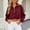 A114 Wine, variant on Trikvn Women's Half Zip Cropped Sweatshirt Long Sleeve Pullover Tops with Drawstring Hem Casual Fall Outfits Drop Shoulder Athletic Activewear for Workout Lounge